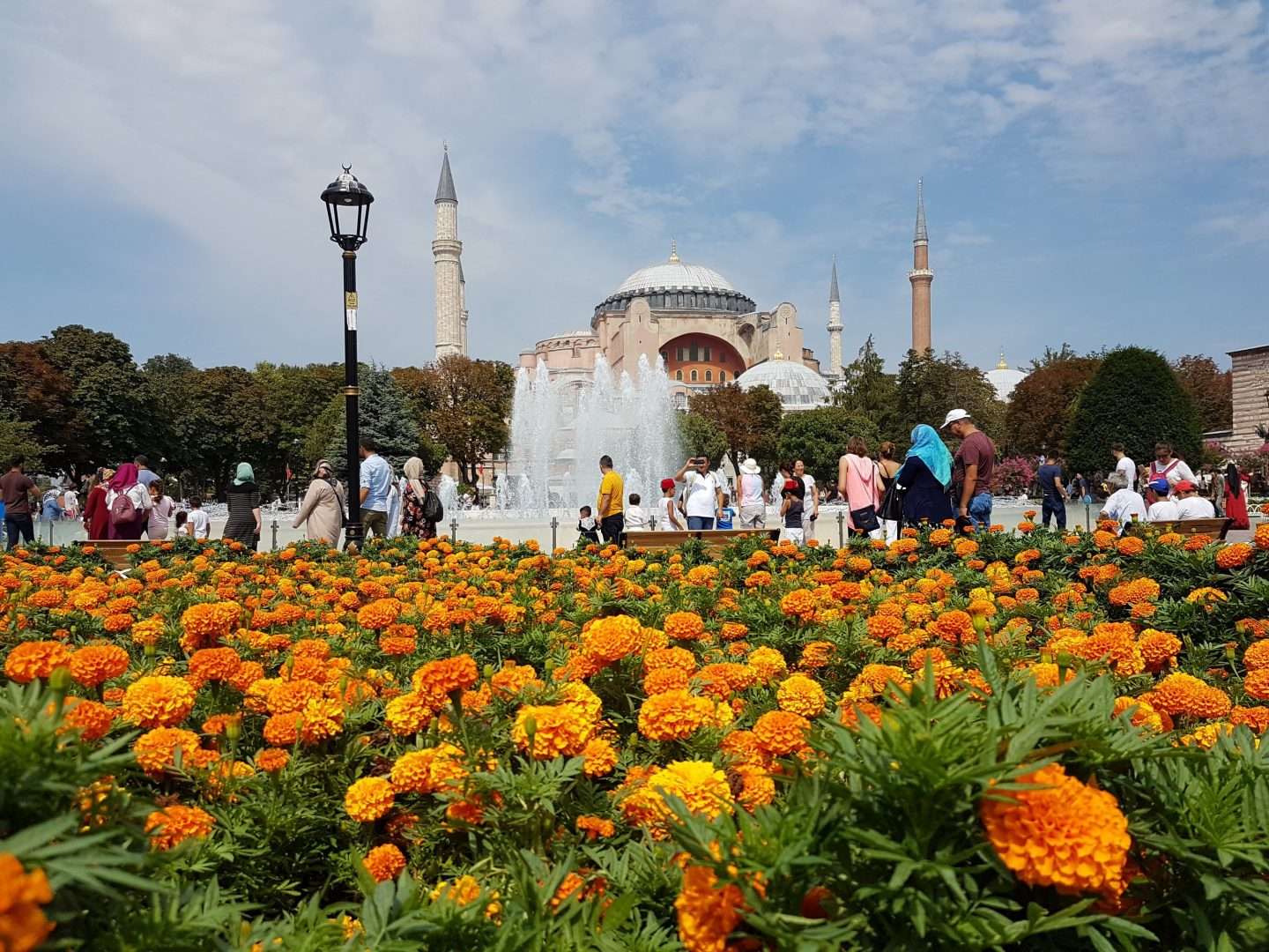 A view of the historic Hagia Sophia