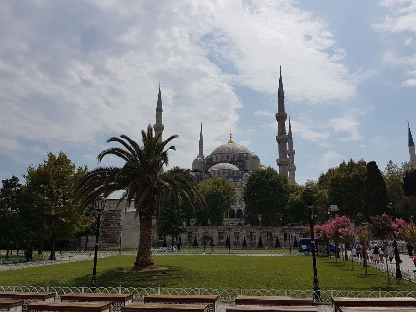 Capturing the stunning Blue Mosque views