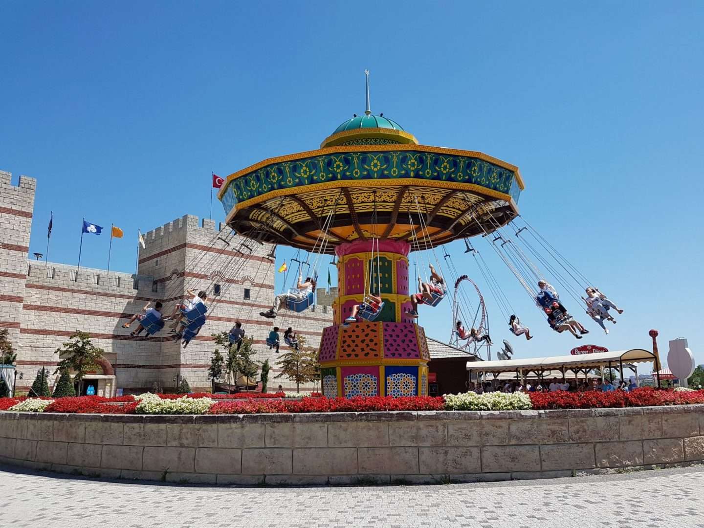 Colourful Swings at Vialand