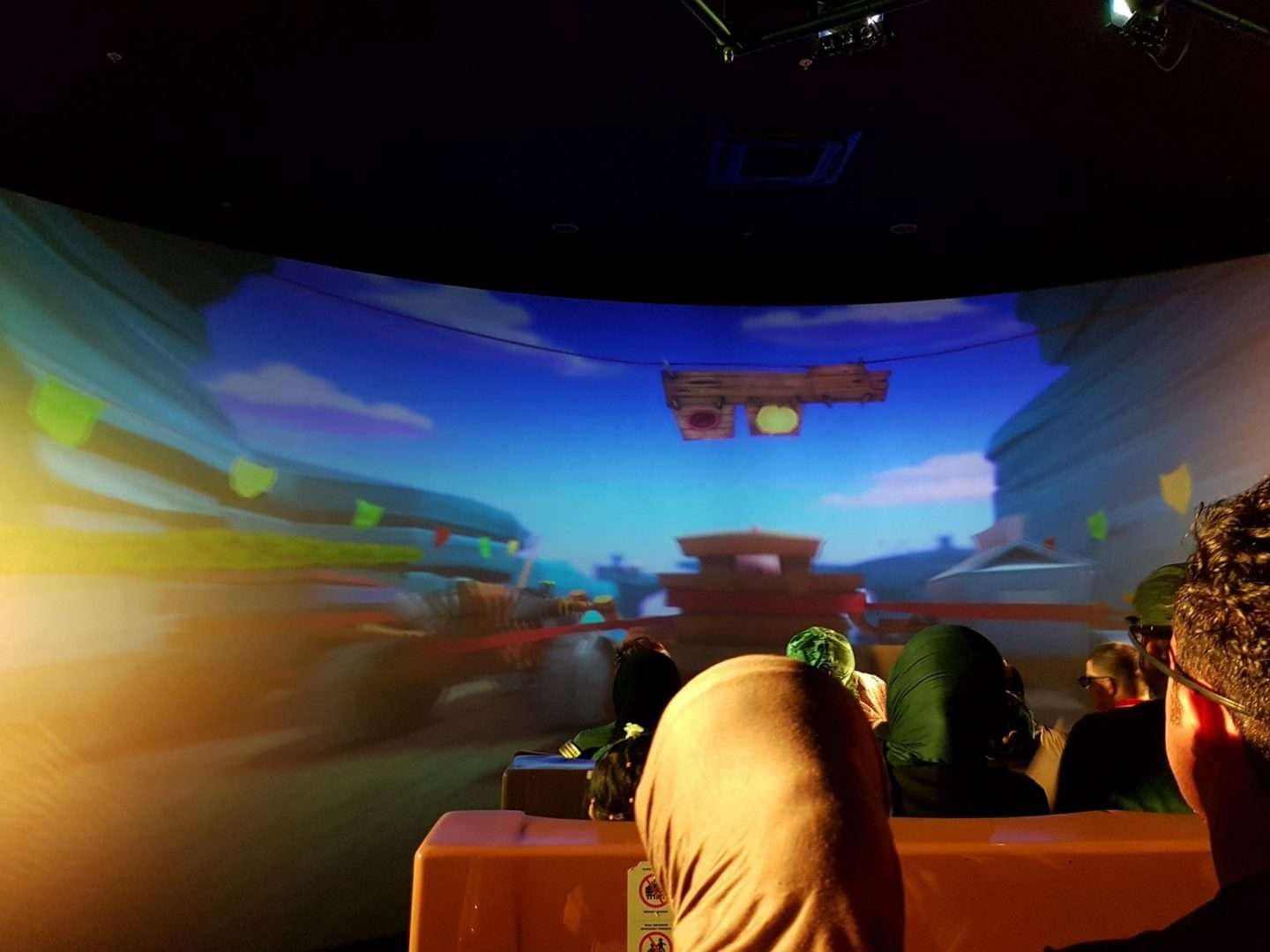 Riding the roller coaster in 4D