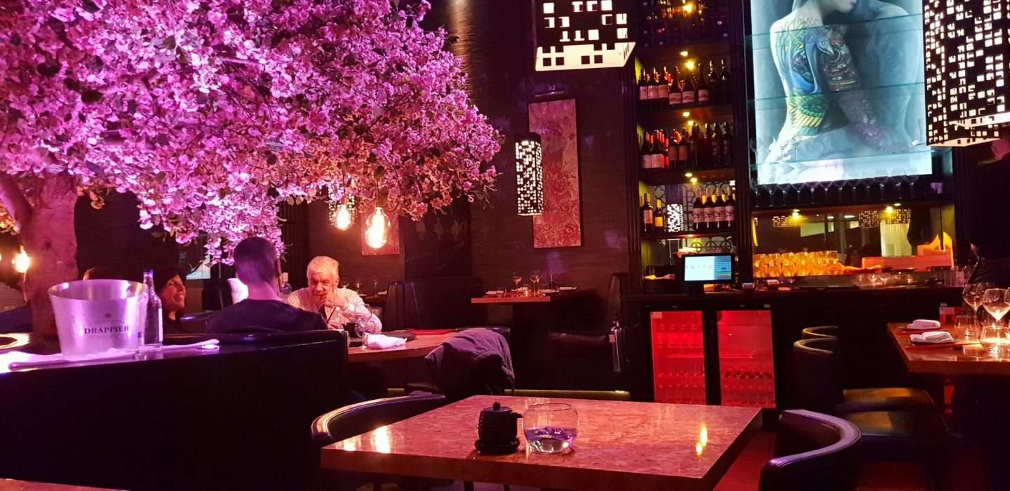 Interior decorations inside Tattu