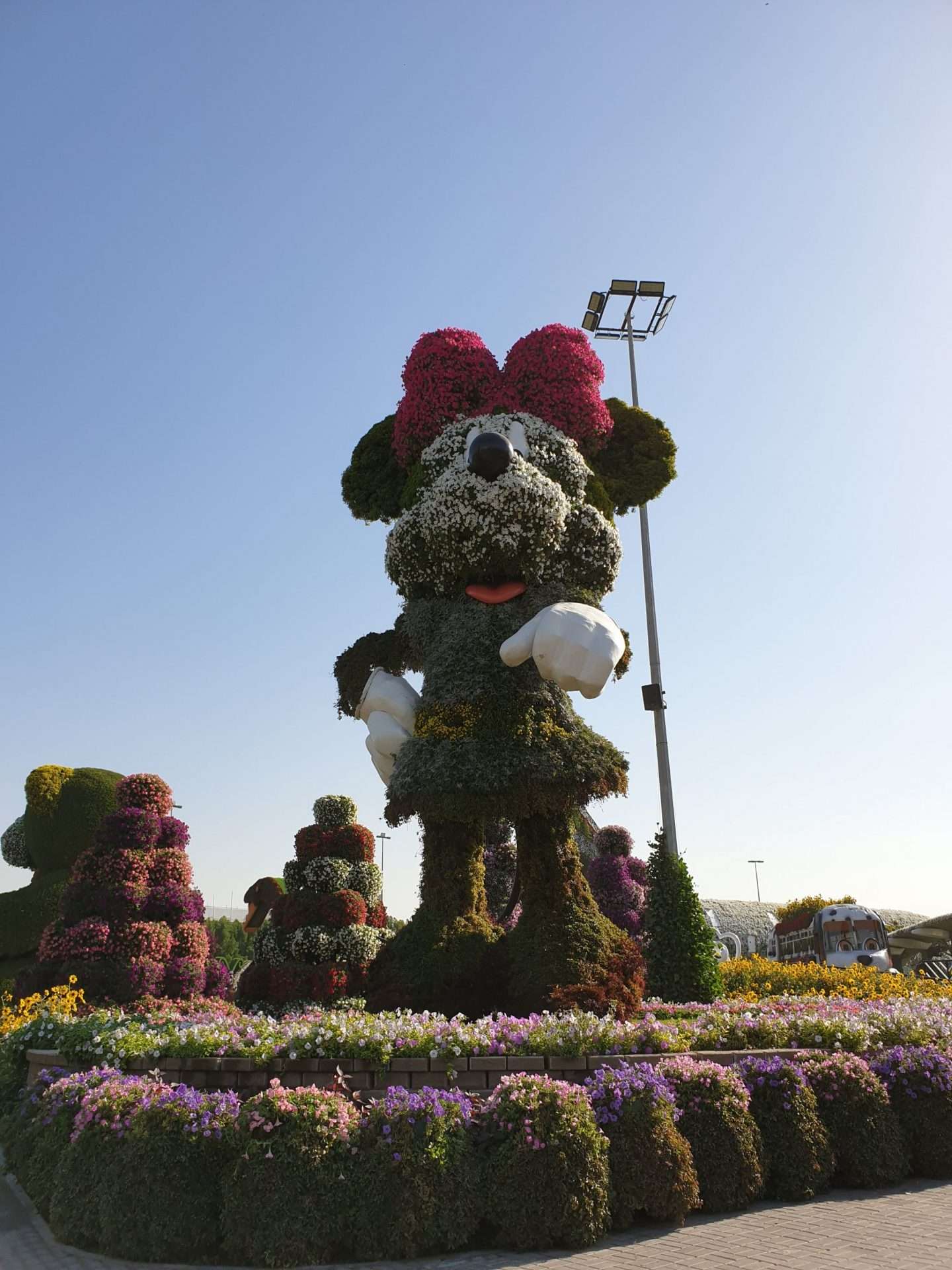 Minnie Mouse at Dubai's Miracle Garden