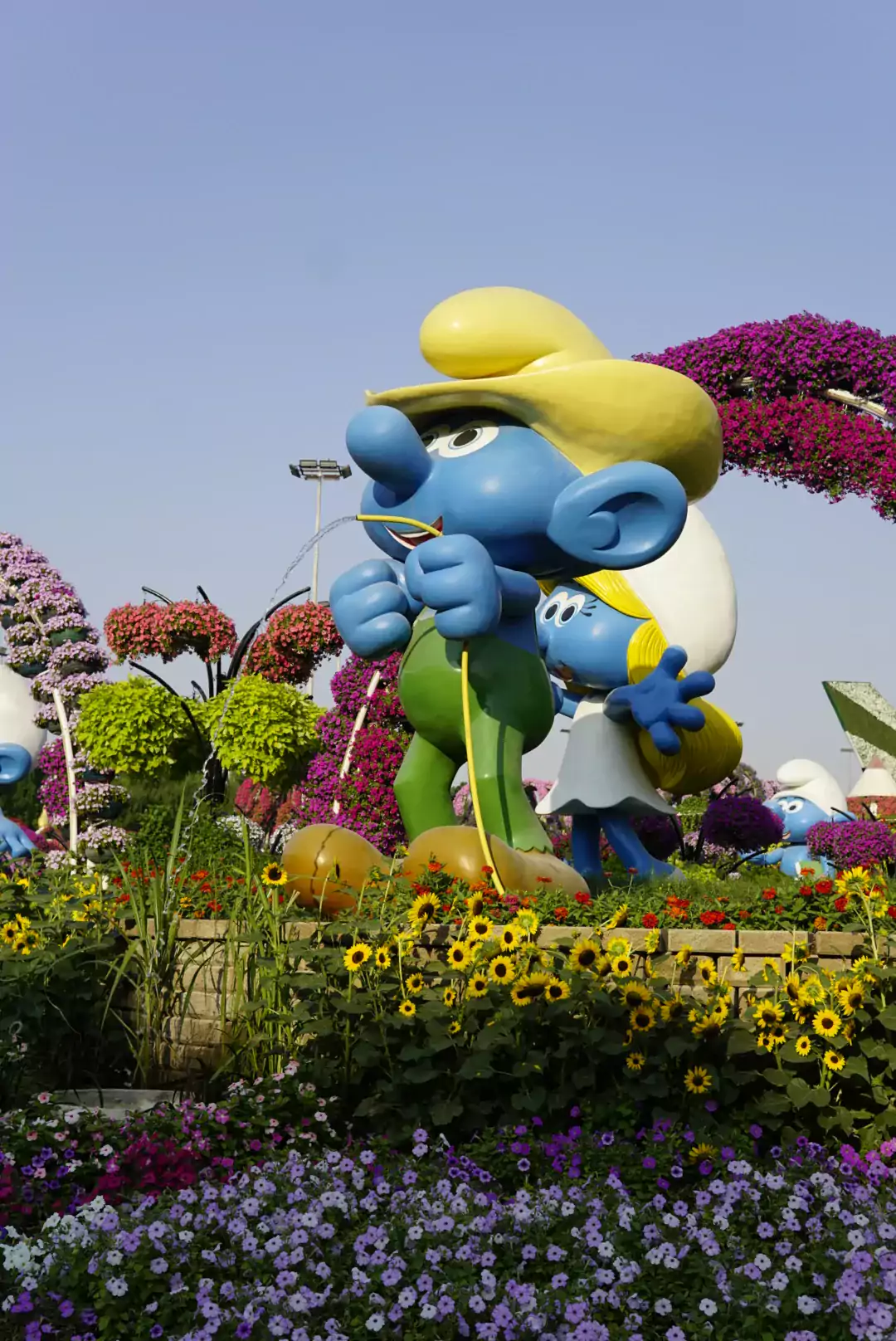 Smurf World at Dubai Miracle Garden