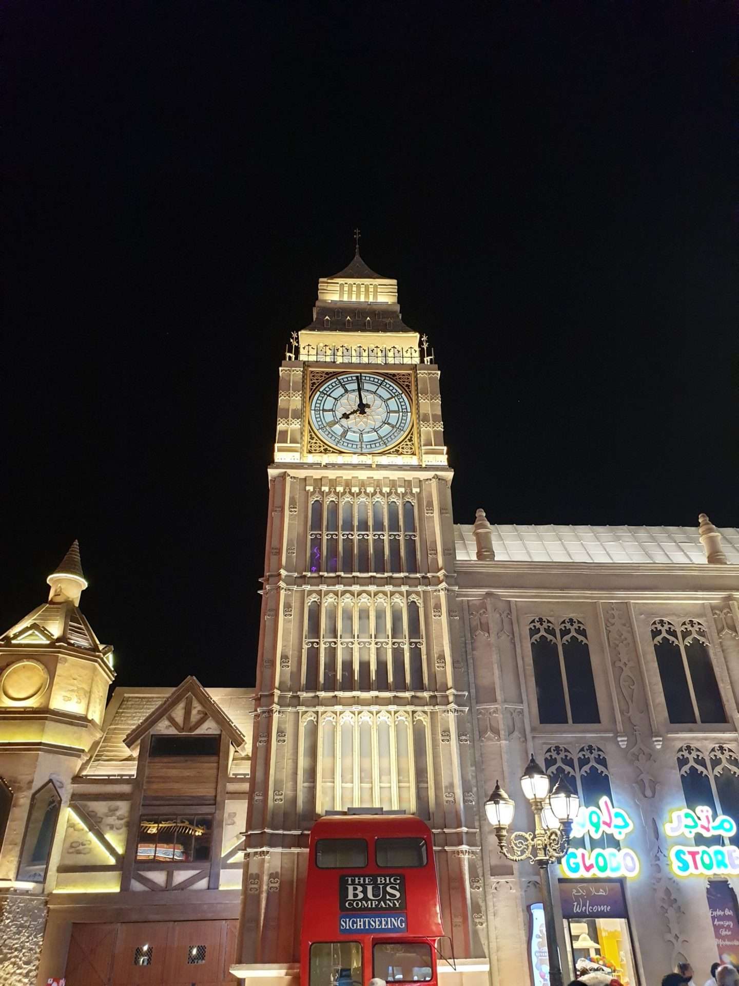 Big Ben in London at The Global Village