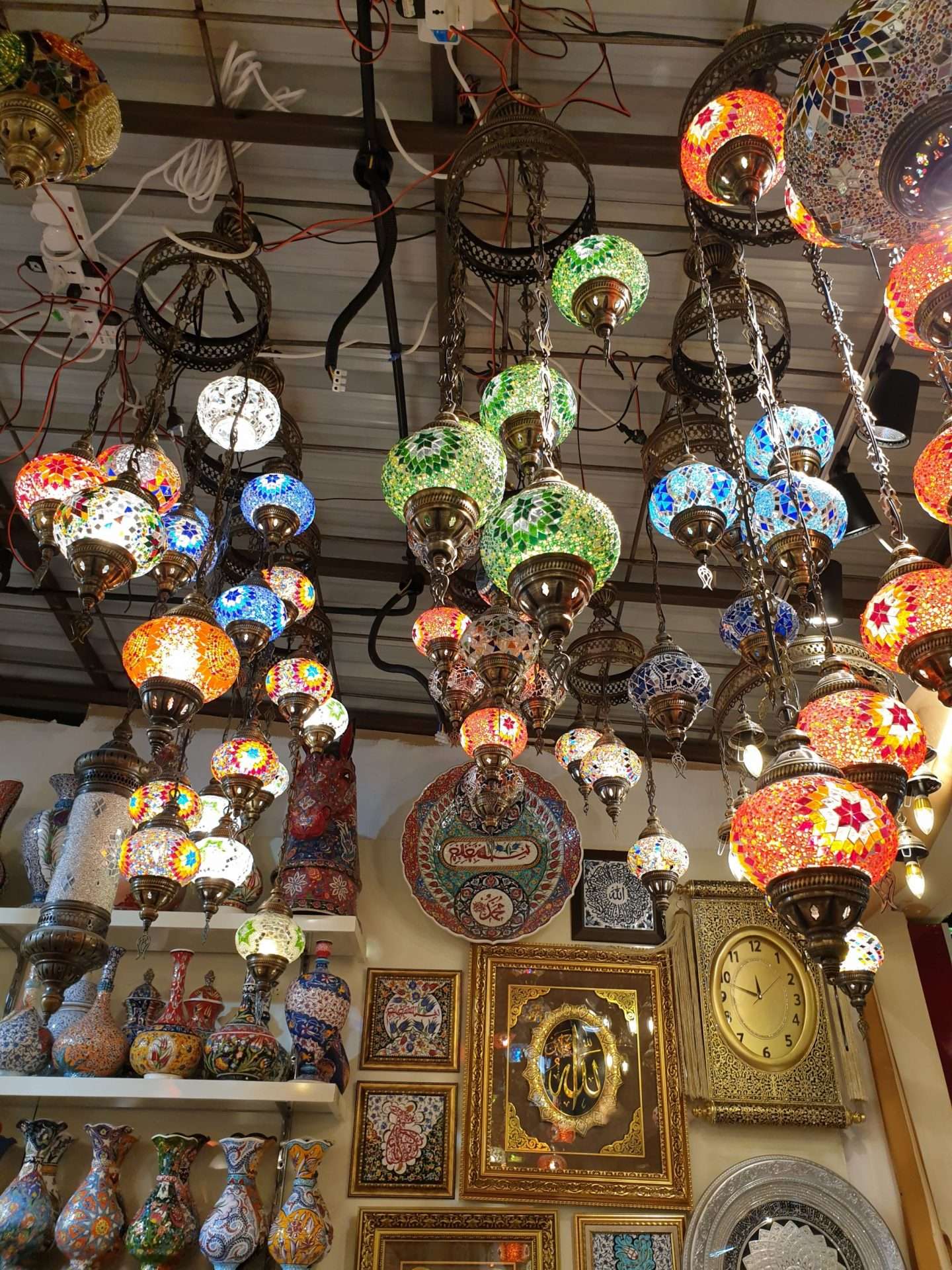 Turkish Lamps Inside Turkey Village