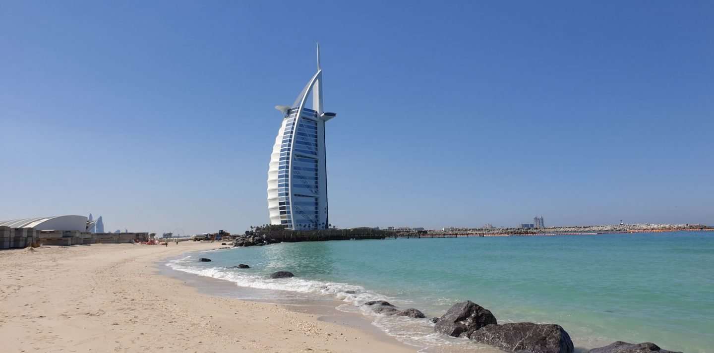 Beautiful view of Burj Al Arab