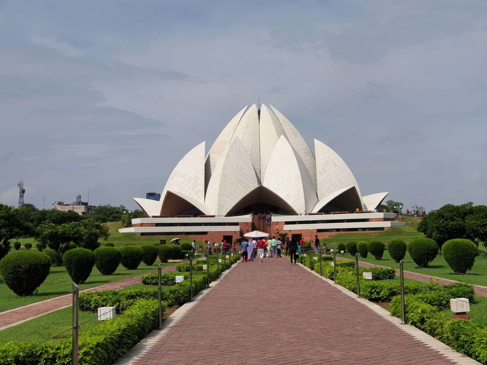 Entrance to the Lotus Temple