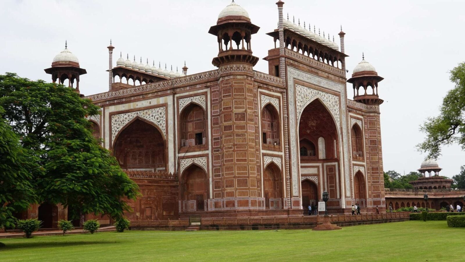 Entrance to Agra's finest palace