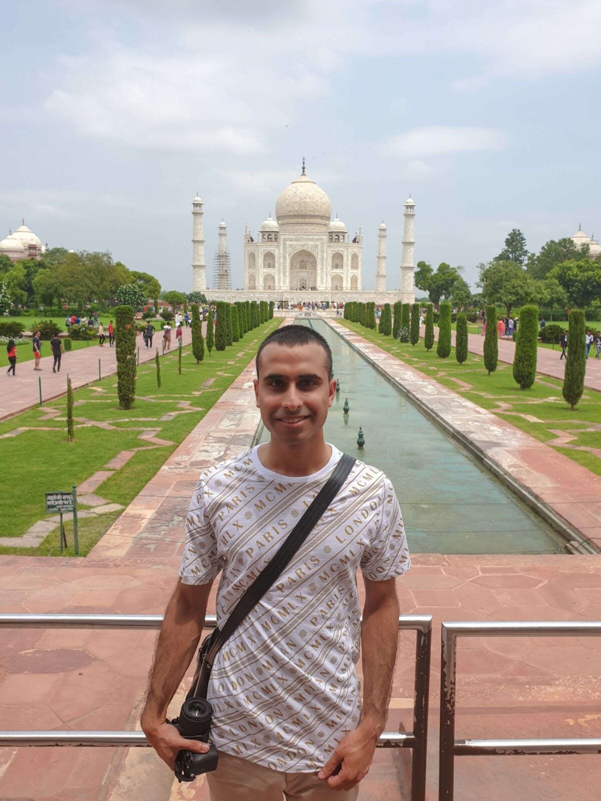 Adil Musa at the incredible Taj Mahal
