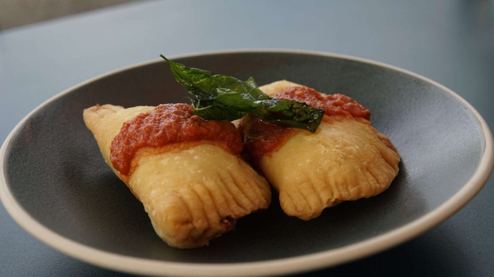 Closeup of the Panzerotto