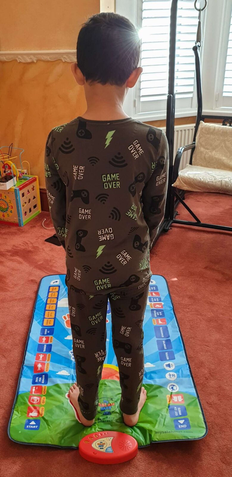 Nephew on My Salah Mat