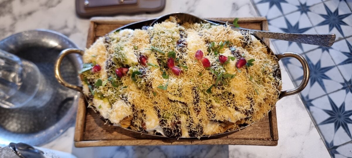 Palak Chaat at Saffron Street