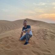 Adil at the Desert Safari in Dubai