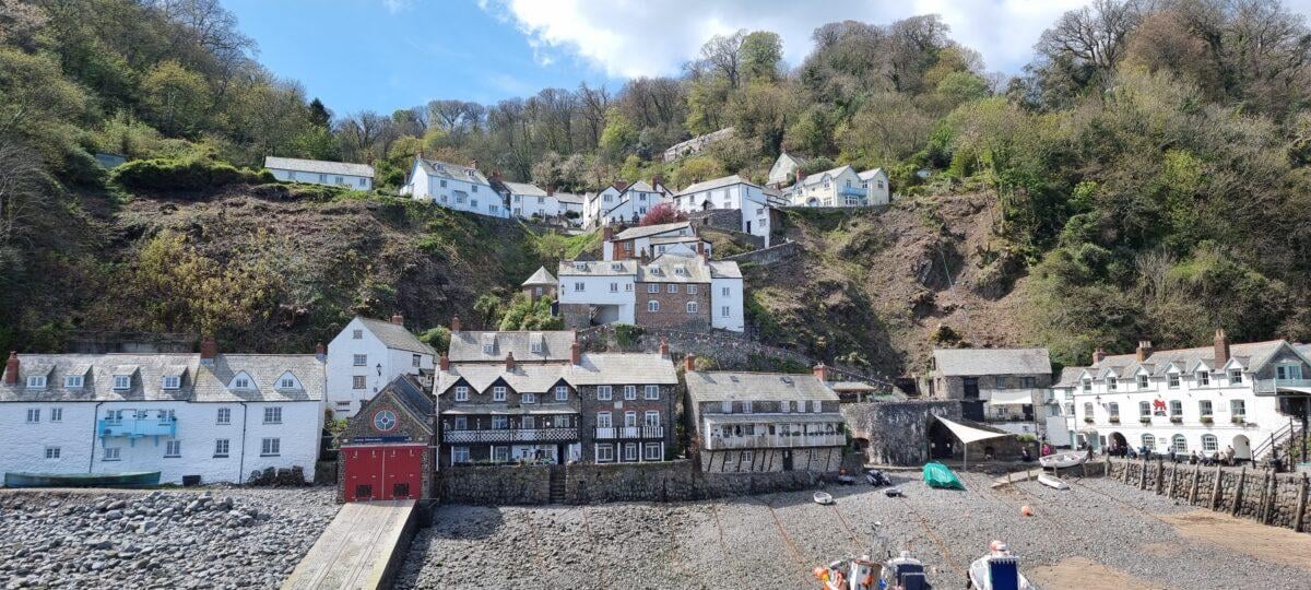 Sight of Houses from Clovelly Village