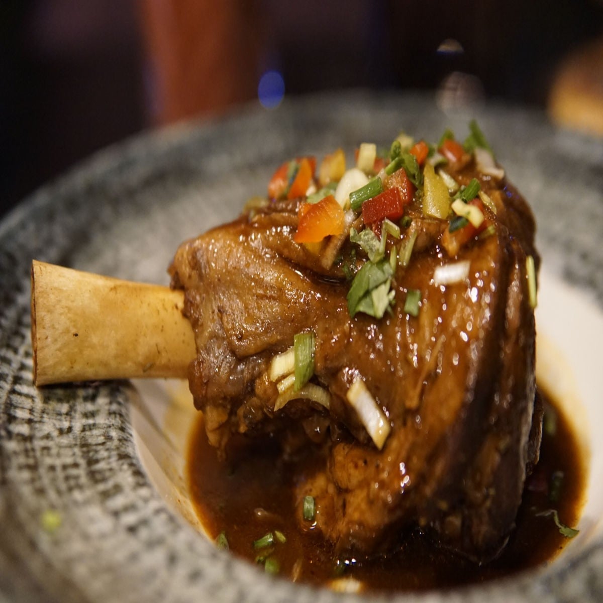 Lamb Shank at Le Confidentiel