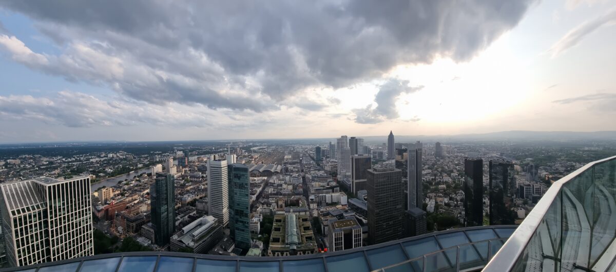 Panorama of Frankfurt Skyline