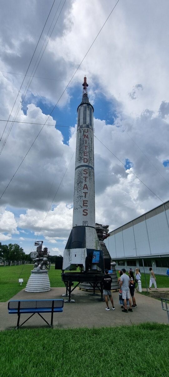 Model of Rocket at Rocket Park