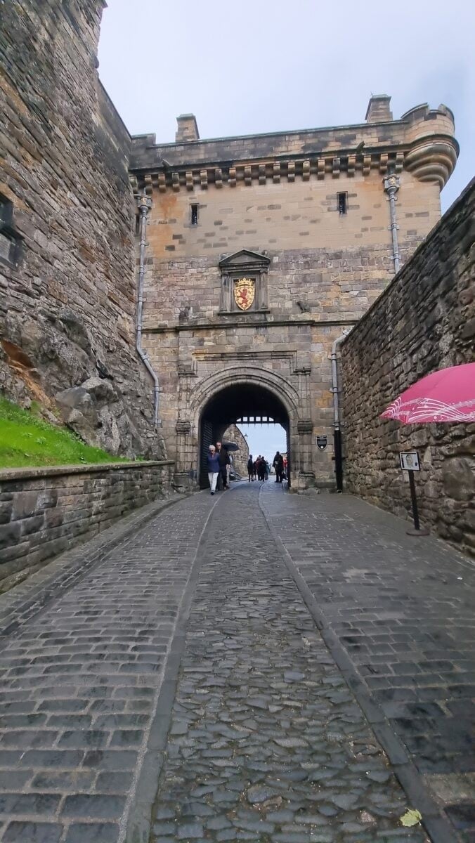 Steps to Edinburgh Castle