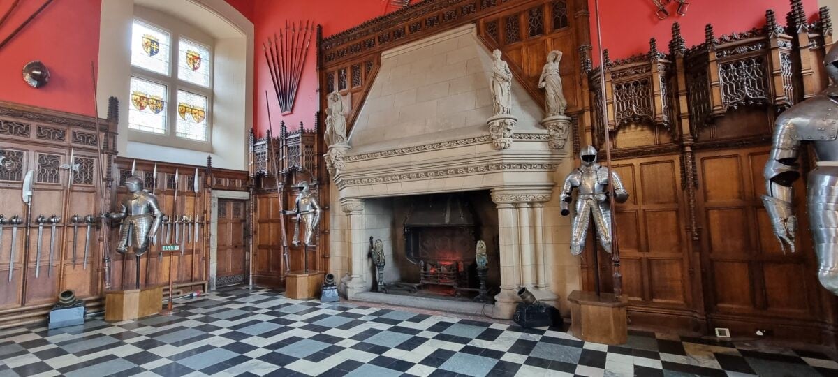 Inside the Edinburgh Castle