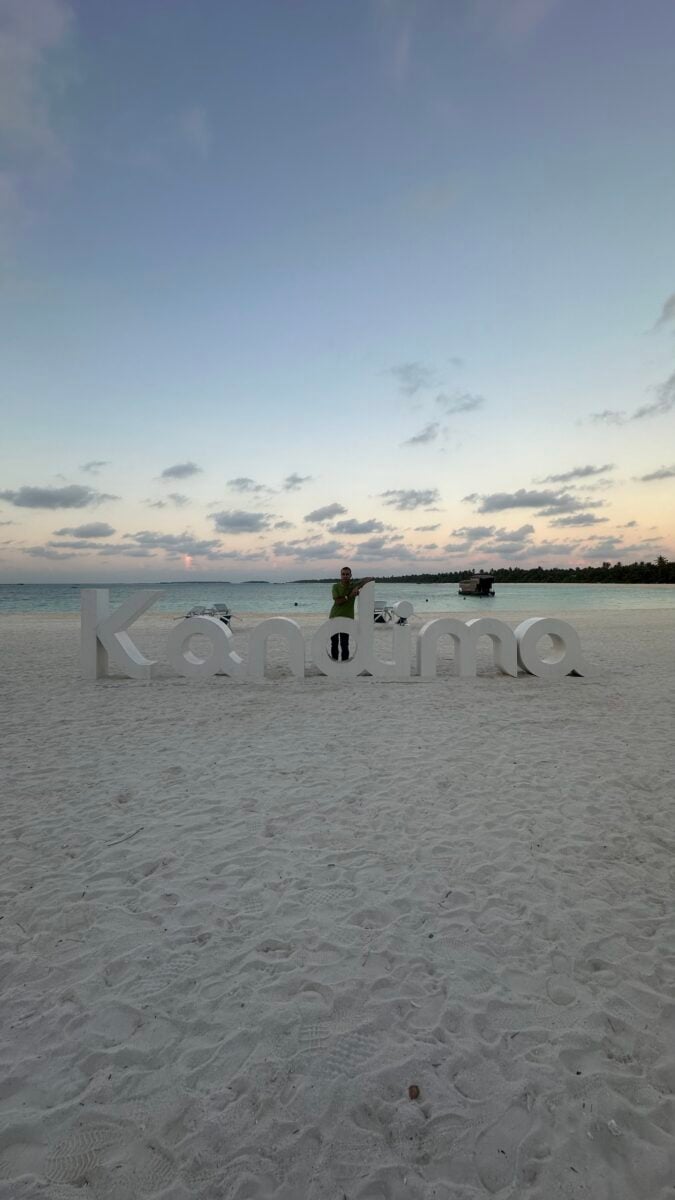 Adil Musa at Kandima Beach