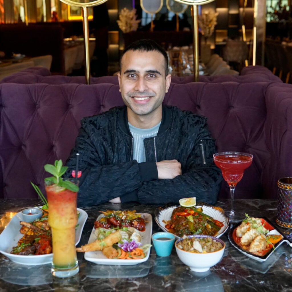 Dining at Enigma Restaurant in Ilford