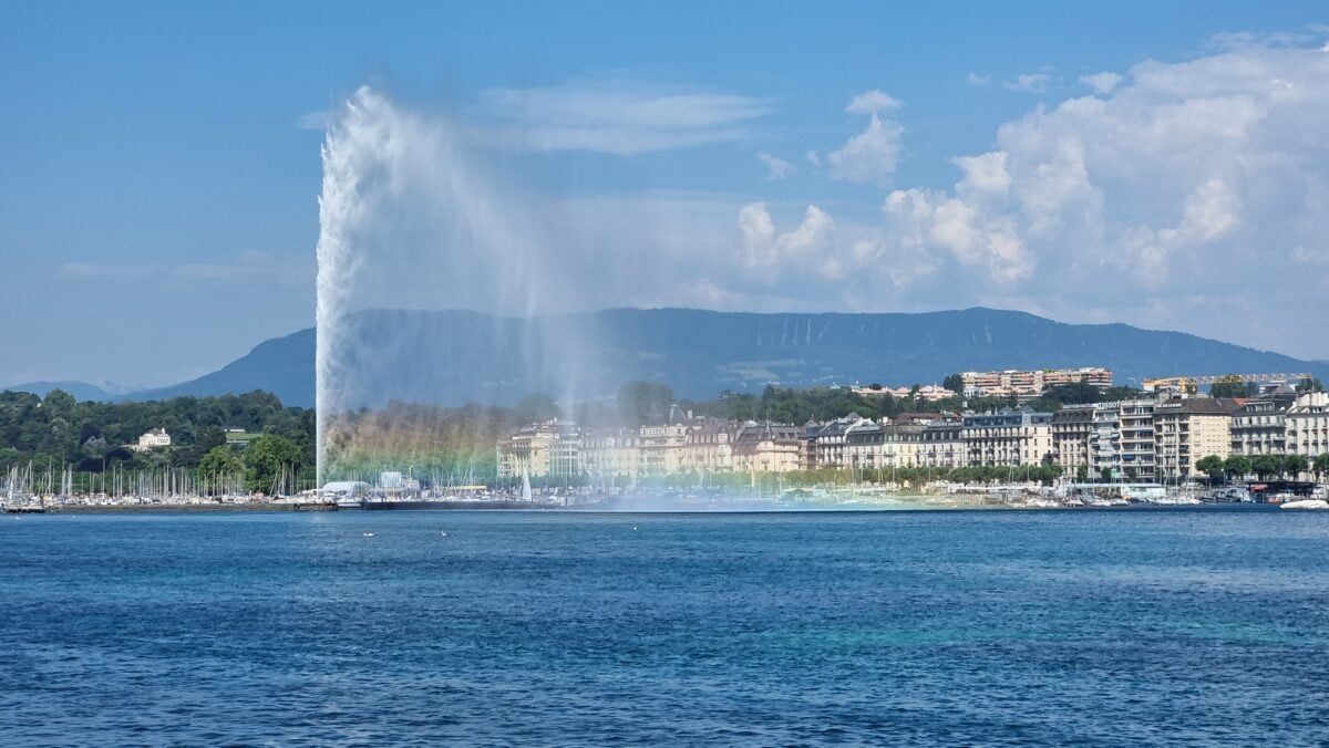 Lake view of Jet d&rsquo;Eau
