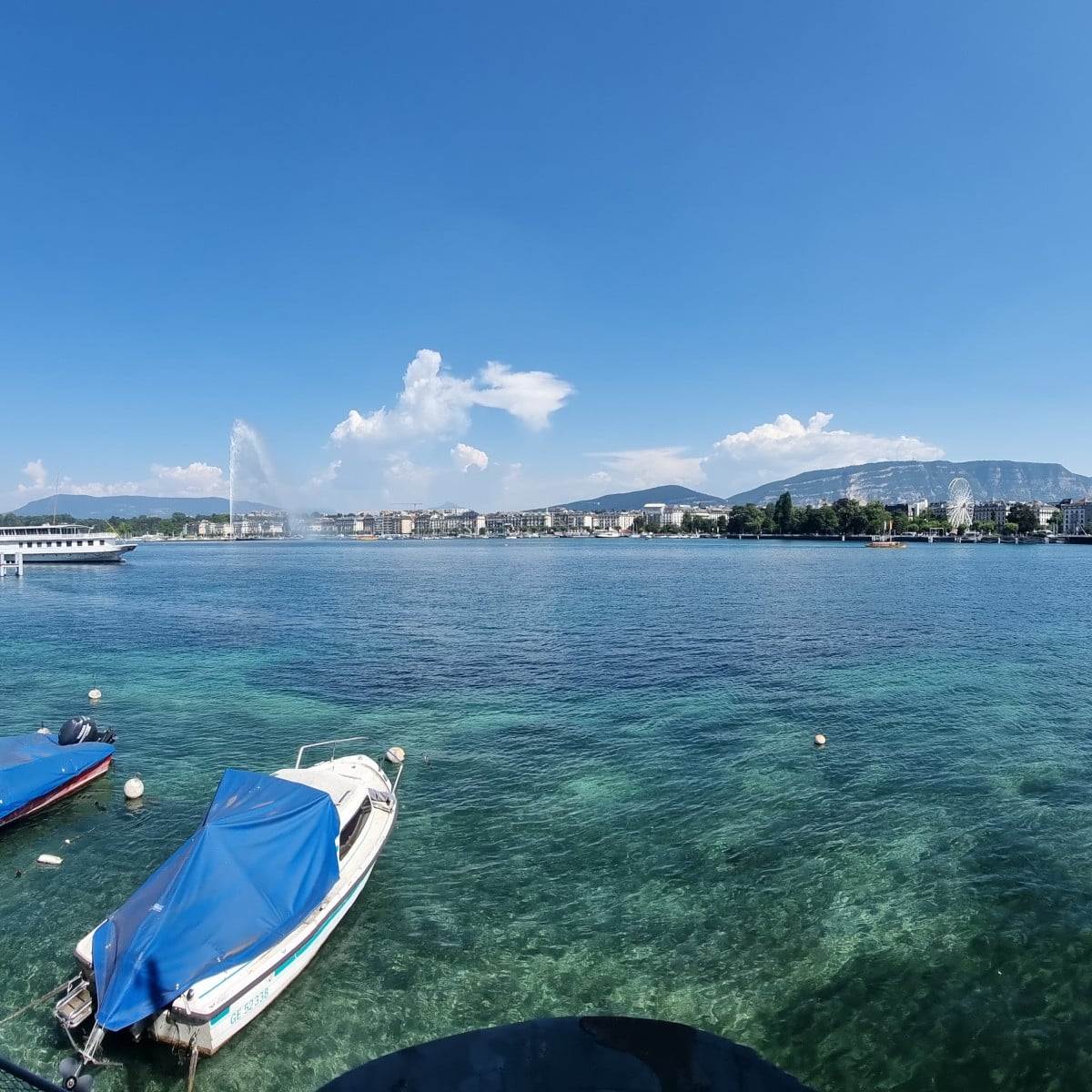 Lake Geneva in Switzerland