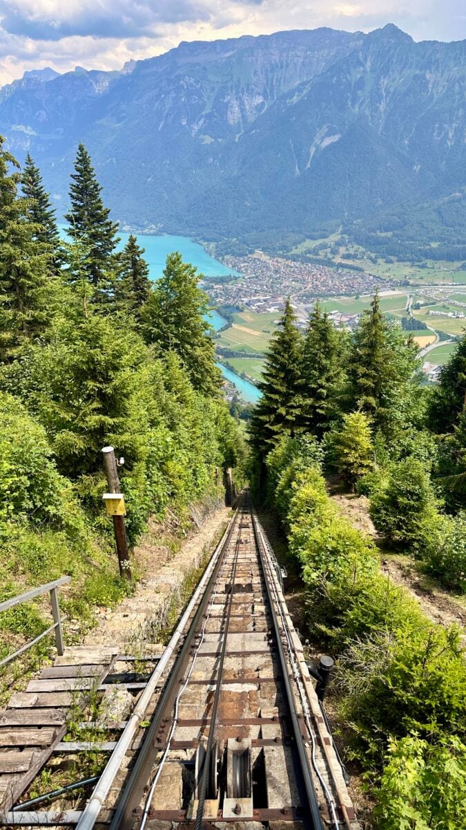 Harder Kulm Funicular Ride Down to Interlaken