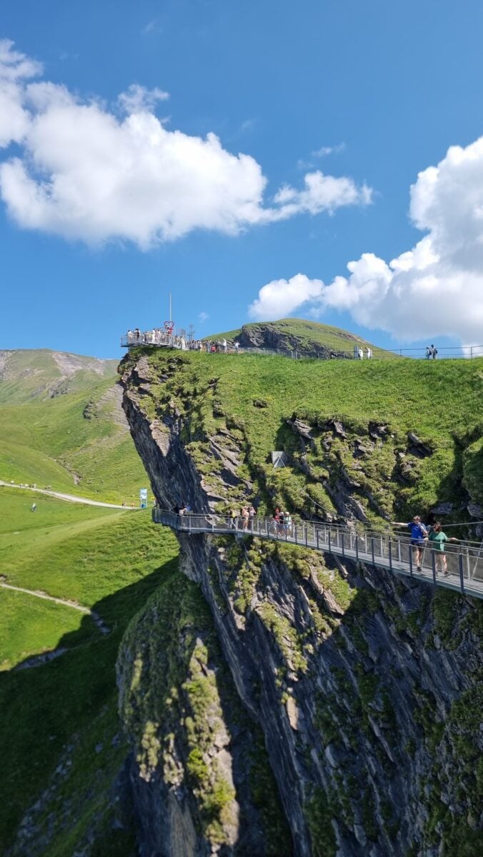 First Cliff Walk with Swiss Alps views in Grindelwald