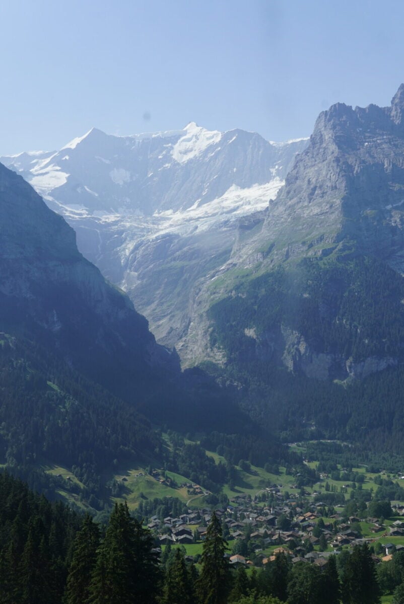 Mountain Views from Gondola at Grindelwald